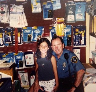 A young John & Christina